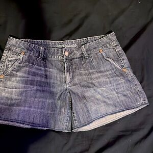 American Eagle denim shorts, size 12,